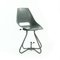 Gray Fiberglass & Metal Dining Chair by Miroslav Navratil for Vertex, 1960s, Image 1