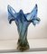 Vase en Verre de Murano Bleu et Jaune de Seguso, 1950s 2