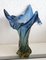 Vase en Verre de Murano Bleu et Jaune de Seguso, 1950s 1