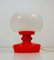 All Glass Table Lamp by Valasske Mezirici, 1970s, Image 2