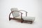 Art Deco Adjustable and Convertible Armchair, Czechoslovakia, 1930s, Image 4