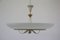 Vintage Italian Glass Ceiling Lamp by Stilnovo, Image 3