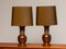 Ceramic and Copper Bitossi Italian Table Lamps for Bergboms, Sweden, 1960s, Set of 2 2