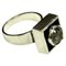 Anillo de cristal de roca de plata esterlina de Alton, 1968, Imagen 1