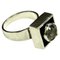 Sterling Silver Rock Crystal Ring from Alton, 1968, Image 1