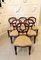 Antique Victorian Mahogany Balloon Back Dining Chairs, Set of 6 2