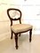 Antique Victorian Mahogany Balloon Back Dining Chairs, Set of 6 5