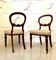 Antique Victorian Mahogany Balloon Back Dining Chairs, Set of 6 7
