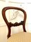 Antique Victorian Mahogany Balloon Back Dining Chairs, Set of 6 6