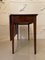 19th Century Mahogany Inlaid Drop Leaf Side Table 7