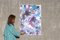 Pittura Natalia romana, Curve a colori vivaci, Graffiti Style 2020, acrilico su carta, Immagine 8