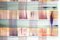 Natalia Roman, abstrakte Bemalung mit buntem Gittermuster in warmen Farbtönen, 2021 6