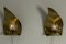Swedish Brass Wall Lamps, Set of 2 3