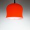 Vintage Red Glass Pendant Lamp, Italy, 1960s 6