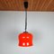 Lampe à Suspension Vintage en Verre Rouge, Italie, 1960s 5