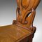 Antique Scottish Victorian Oak Shield Back Side Chairs, 1880, Set of 2, Image 10