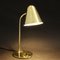 Mid-Century Brass Adjustable Table Lamp by Jacques Biny for Luminalité, 1950s, Image 2