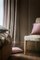 Cuscino Happy in velluto color foglia di tè con frange multicolori di Lorenza Briola per LO DECOR, Immagine 2
