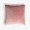 Cojín de terciopelo rosa liso sin marco de Lorenza Briola para Lo Decor, Imagen 1