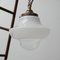 Mid-Century German 2-Tone Opaline Pendant Lamp, 1950s, Image 7