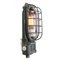 Mid-Century Industrial Cast Iron & Clear Glass Sconce from Schaco 1