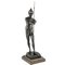 Escultura de guerrero romano antigua de bronce de Julius Schmidt Tackle, 1895, Imagen 1