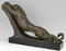 Art Deco Bronze Sculpture of A Panther by André Vincent Becquerel, France, 1925 3