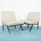 Brass Lounge Chairs, 1970s, Set of 2 1