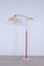 Brass Floor Lamp with Articulated Arm, 1950s 1