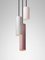 Lampada a sospensione Cromia Trio bordeaux, grigio chiaro e rosa di Plato Design, Immagine 1