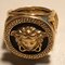 18K Gold Medusa Ring by Gianni Versace, Image 1