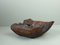 French Carved Olive Wood Bowl, 1950s, Image 4