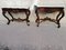 Antique Rosewood Console Tables, Set of 2 1