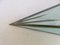 Lámpara de techo modernista de vidrio y latón, Imagen 9
