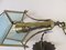 Art Nouveau Glass & Brass Ceiling Lamp, Image 13