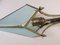 Art Nouveau Glass & Brass Ceiling Lamp, Image 10