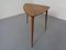 Mid-Century Triangular Teak Side Table, 1960s 4