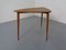 Mid-Century Triangular Teak Side Table, 1960s 8