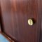 Wood and Brass Chest of Drawers, 1970s 6