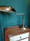 Lampada da tavolo in legno e ottone, anni '30, Immagine 4