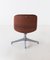 Rosewood & Leather Swivel Desk Chair by Ico Luisa Parisi for MIM, 1950s 6