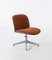 Rosewood & Leather Swivel Desk Chair by Ico Luisa Parisi for MIM, 1950s 5