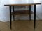 Art Deco Walnut Coffee Table with Shelf, 1970s, Image 6