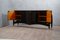 Midcentury Brass and Black Wood Italian Sideboard, 1950s 2