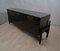 Enfilade Mid-Century en Laiton et Bois Noir, Italie, 1950s 3