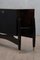 Credenza Mid-Century in ottone e legno nero, Italia, anni '50, Immagine 5