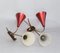 Sconces from Rupert Nikoll, 1950s, Set of 2, Image 2