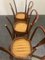 Sillas de comedor con asiento de cuero sintético de Pirelli Sapsa, años 50. Juego de 6, Imagen 7