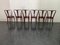 Esszimmerstühle mit Sitz aus Kunstleder von Pirelli Rapsa, 1950er, 6er Set 4