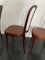 Esszimmerstühle mit Sitz aus Kunstleder von Pirelli Rapsa, 1950er, 6er Set 6